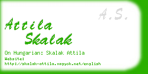 attila skalak business card